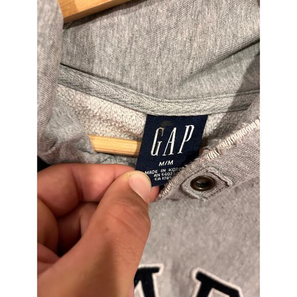 Vintage Gap embroidered spellout hoodie - Picture 3 of 4